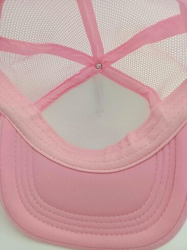 قبعة بتصميم وجه مبتسم للاطفال الصغار، قبعات سائق شاحنة نيون شبكية مع رقعة ابتسامة ترتر، قبعة بيسبول للاولاد والبنات in Kuwait