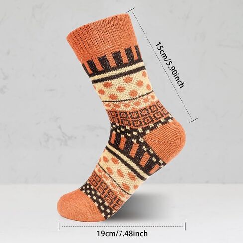 جوارب صوف LQQBOX للنساء 10 أزواج من الجوارب الشتوية الناعمة السميكة والمريحة من القطن الدافئ والصوف in Kuwait