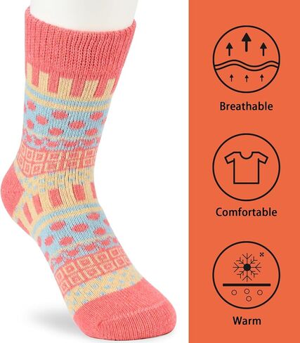 جوارب صوف LQQBOX للنساء 10 أزواج من الجوارب الشتوية الناعمة السميكة والمريحة من القطن الدافئ والصوف in Kuwait