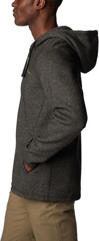 Columbia Men's Great Hart Mountain Full Zip Hoodie, Black Heather, 4X Tall in Saudi Arabia