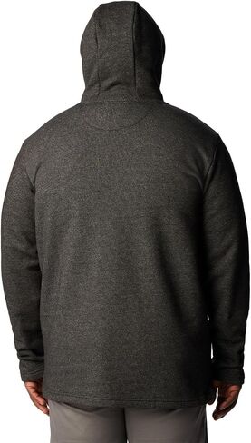 Columbia Men's Great Hart Mountain Full Zip Hoodie, Black Heather, 4X Tall in Saudi Arabia