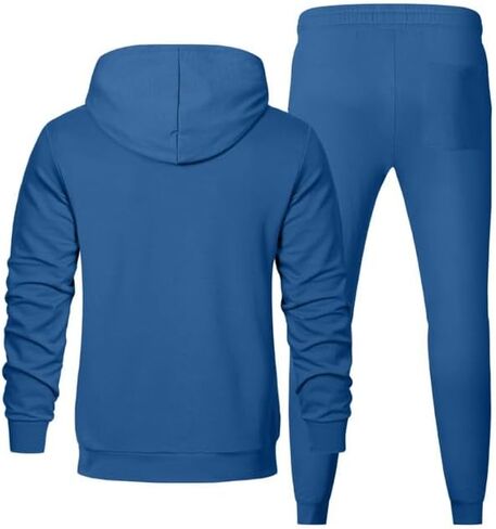 JMIERR Men's 2 Piece Outfits Hoodie Sweatshirt Tracksuit & Joggers Sweatpants Sweatsuit Set in Kuwait