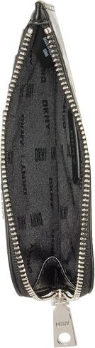 DKNY Women's Casual Phoenix Zip Cas Classic Card Case, BLK/WHT, One Size in Saudi Arabia