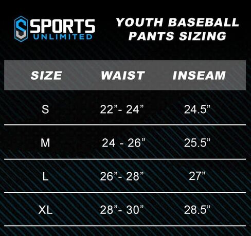 Sports Unlimited Youth Baseball Pants - Fake Fly w/Belt Loops in Saudi Arabia