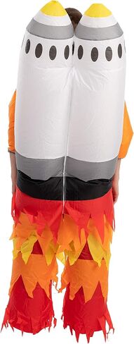 Spooktacular Creations Inflatable Halloween Costume Jet Pack Astronaut Inflatable Costume with Rockets - Adult Unisex One Size in Saudi Arabia