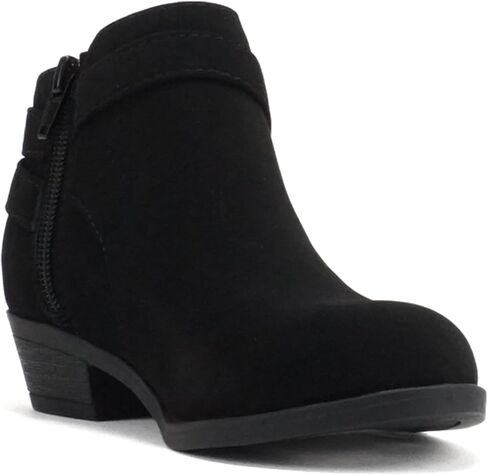Soda SWEETEN-2 ~ Little Kids/Girls/Childrens Fashion Closed Toe Multi Strap Ankle Bootie Block Heel in Saudi Arabia