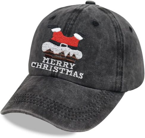 SHANVANKE Christmas Decorations for Men Women, Xmas Baseball Cap, Embroidered Hat Gifts for New Year Festive Supplies in Saudi Arabia