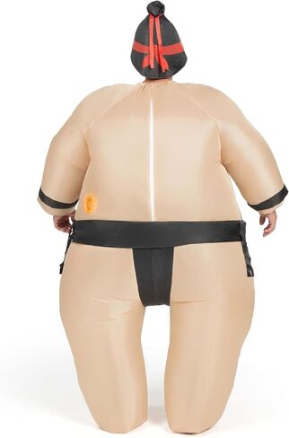 أزياء Spooktacular Creations Sumo القابلة للنفخ للبالغين، أزياء مضحكة لنفخ الهواء، زي السومو لكامل الجسم in Saudi Arabia