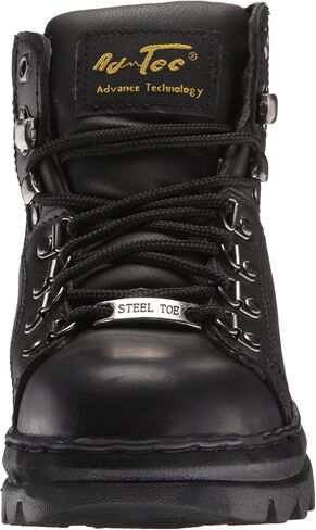 Ad Tec 6in Steel Toe Laceup Leather Work Boots for Women - Soft Padded Collar, Oil and Slip Resistant Outsole in Kuwait