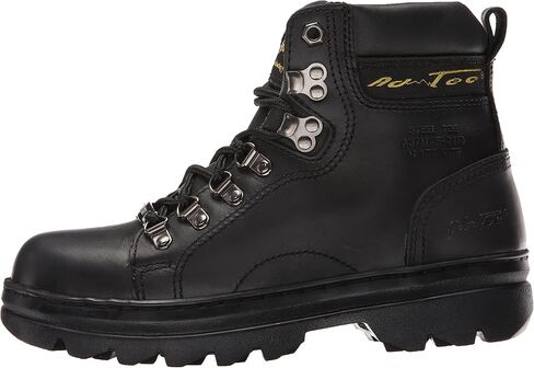 Ad Tec 6in Steel Toe Laceup Leather Work Boots for Women - Soft Padded Collar, Oil and Slip Resistant Outsole in Kuwait