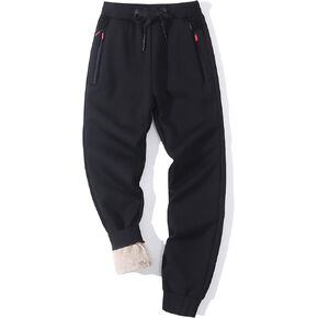 Gihuo Men Sweatpants Sherpa Fleece Lined Sweatpants Winter Thermal Active Outdoor Sports Track Jogger Pants in Saudi Arabia