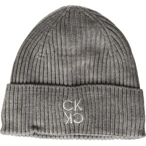 Calvin Klein Women's Placed Ck Logo Beanie in Kuwait