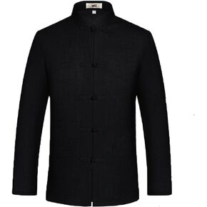 ZooBoo Chinese Tang Suit for Men Kung Fu Clothing Tops Martial Art Cotton Shirt in Kuwait