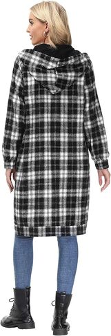 GRACE KARIN Women's Casual Pockets Zip up Hoodies Tunic Sweatshirt Long Hoodie Jacket in Saudi Arabia