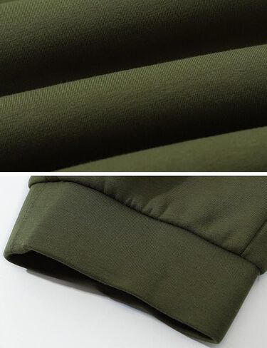 Gihuo Men Sweatpants Sherpa Fleece Lined Sweatpants Winter Thermal Active Outdoor Sports Track Jogger Pants in Saudi Arabia