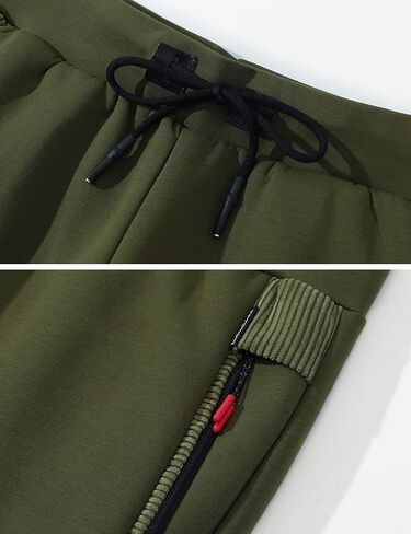 Gihuo Men Sweatpants Sherpa Fleece Lined Sweatpants Winter Thermal Active Outdoor Sports Track Jogger Pants in Saudi Arabia