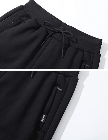 Gihuo Men Sweatpants Sherpa Fleece Lined Sweatpants Winter Thermal Active Outdoor Sports Track Jogger Pants in Kuwait