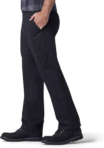 Lee Men's Performance Series Extreme Comfort Straight Fit Pant, Black, 34W x 28L in Saudi Arabia