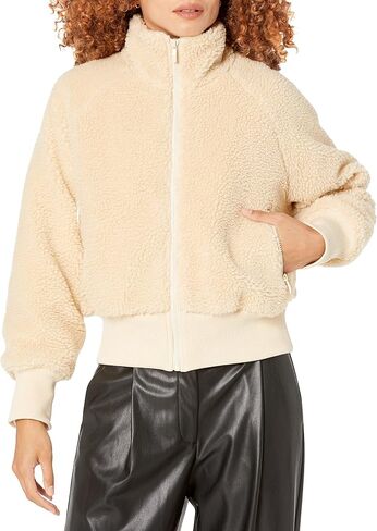 The Drop Women's Lee Sherpa Bomber Jacket in Kuwait