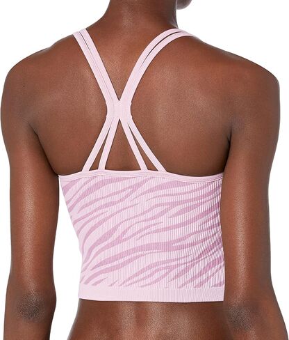 Calvin Klein Performance Women's Zebra Jacquard Low Impact Crop Top in Saudi Arabia