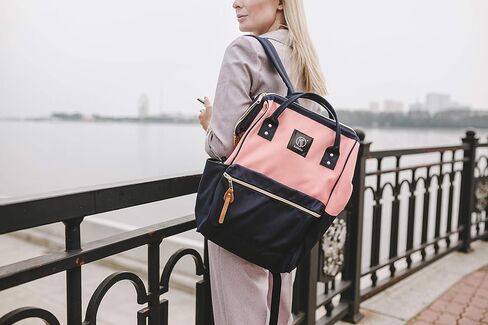 Kah&Kee Polyester Travel Backpack Functional Anti-theft School Laptop for Women Men (Yellow, Medium) in Saudi Arabia