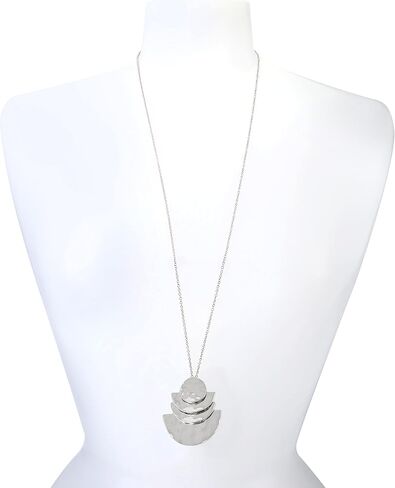 Robert Lee Morris Soho Geometric Totem Pendant Long Necklace in Saudi Arabia