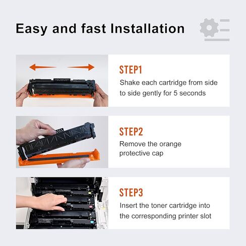 LemeroSuperx (مع CHIP) استبدال خرطوشة الحبر المعاد تصنيعها ل HP 414X 414A W2020X W2021X العمل للون Laserjet Pro MFP m479fdw m454dw m454dn m479fdn (أسود سماوي أرجواني أصفر، 4 حزم) in Kuwait