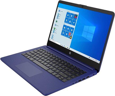 HP 14-Inch HD Display Intel Celeron 4GB RAM 64GB eMMC Win 10 Laptop (Indigo Blue) in Saudi Arabia