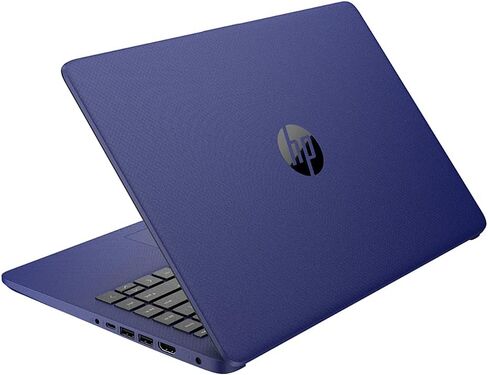 HP 14-Inch HD Display Intel Celeron 4GB RAM 64GB eMMC Win 10 Laptop (Indigo Blue) in Saudi Arabia