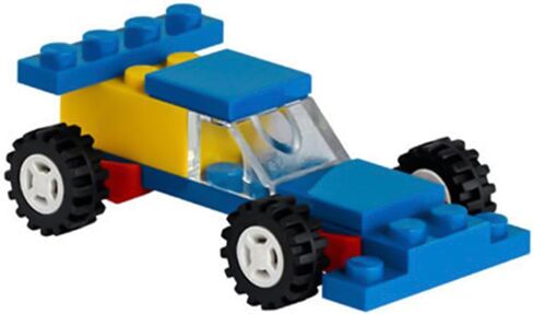 LEGO Classic 30510 90 Years of Cars 71 Piece Iconic Cars Toy Set Polybag with 4 Mini Build Cars for Builders Aged 4 and Up, Multicolor in Saudi Arabia