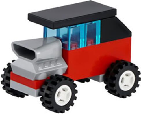 LEGO Classic 30510 90 Years of Cars 71 Piece Iconic Cars Toy Set Polybag with 4 Mini Build Cars for Builders Aged 4 and Up, Multicolor in Saudi Arabia