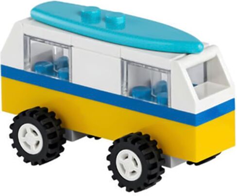 LEGO Classic 30510 90 Years of Cars 71 Piece Iconic Cars Toy Set Polybag with 4 Mini Build Cars for Builders Aged 4 and Up, Multicolor in Saudi Arabia