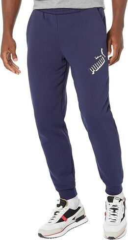 PUMA Essentials+ Big Logo Fleece Sweatpants in Saudi Arabia