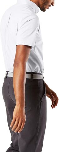 Dockers Men's Classic Fit Short Sleeve Signature Comfort Flex Shirt (Standard and Big & Tall) in Kuwait