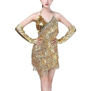 فستان الرقص اللاتيني للسيدات من Leemiman، أزياء السامبا بشرابة، فساتين قاعة الرقص النسائية in Kuwait