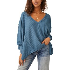 Free People Coraline Thermal Legion أزرق LG (للسيدات 12) in Kuwait