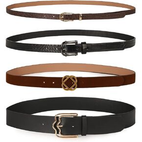 GLITZALL 4 حزم حزام جلدي نسائي كاجوال in Kuwait