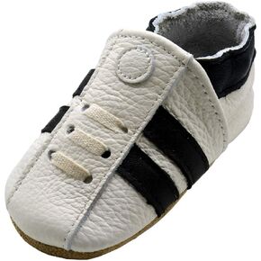 iEvolve Baby Leather Shoes Soft First Walker Shoes Crib Shoes Moccasins for Toddlers
