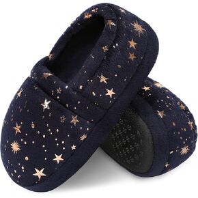 Bigwow Kids Slippers for Girls Toddler Elastic Heel House Shoes Cozy Memory Foam Slippers Boys Indoor Outdoor in Kuwait