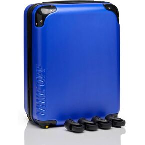 18 Inch Personal Item Suitcase 2.0 with Removable Wheels Converts from Carry-On into Under the Seat Luggage and fits Airline Sizers 18x14x8 Inches