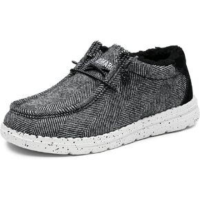 Bruno Marc Boys Girls Winter Slip-On Fur Casual Loafer