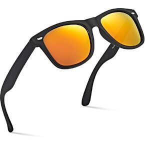 Retro Rewind Polarized Sunglasses for Men and Women - UV Protection Classic Sun Glasses