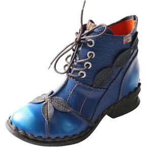 TMA EYES Brand Washed Leather Oxford Women's Boots Mother Shoes