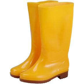 أحذية المطر النسائية من COYLINK لمنتصف الساق، أحذية المطر المقاومة للماء، أحذية الحديقة خفيفة الوزن، أحذية المطر الصفراء الأنيقة لتنظيف البستنة والأعمال الخارجية in Kuwait