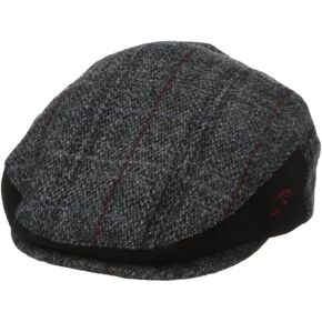 Robert Graham Headwear Men's Shakespeare Ivy Cap, Black, Large
