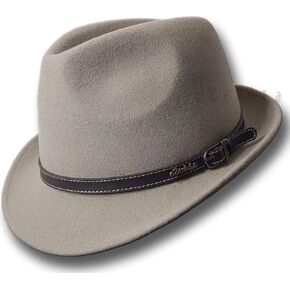 Oztrala Trilby Felt Hat Australian Wool Leather Band Fedora Fur Men/Women Bucket HW03 Trilby