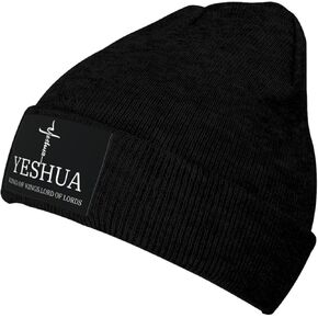 RQZWDQ Yeshua Jesus Christian Winter Beanie Hats Men Warm Knit Cuff Beanie Skull Caps for Adult Women