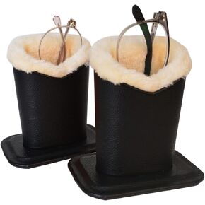 Fine tools 2 Pack Eyeglasses Holder Glasses Stand Case For Desks Or Nightstands
