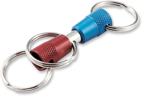 Lucky Line 3-Way Pull Apart Keychain,1 Pack, Red, Blue and Silver (71701) in Saudi Arabia