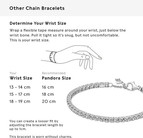 PANDORA Sparkling Tennis Bracelet, 591469C01-20 in Saudi Arabia